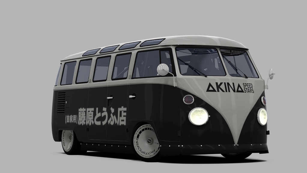 Volkswagen Bus - Porsche swap     TiresArpi, skin Takumi